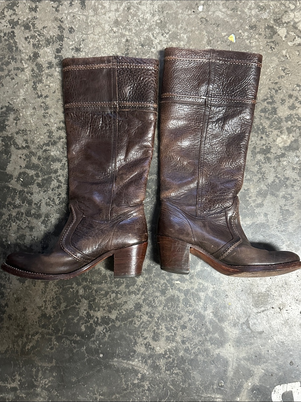 Vintage Frye Boots 14L Jane - Picture 2 of 5